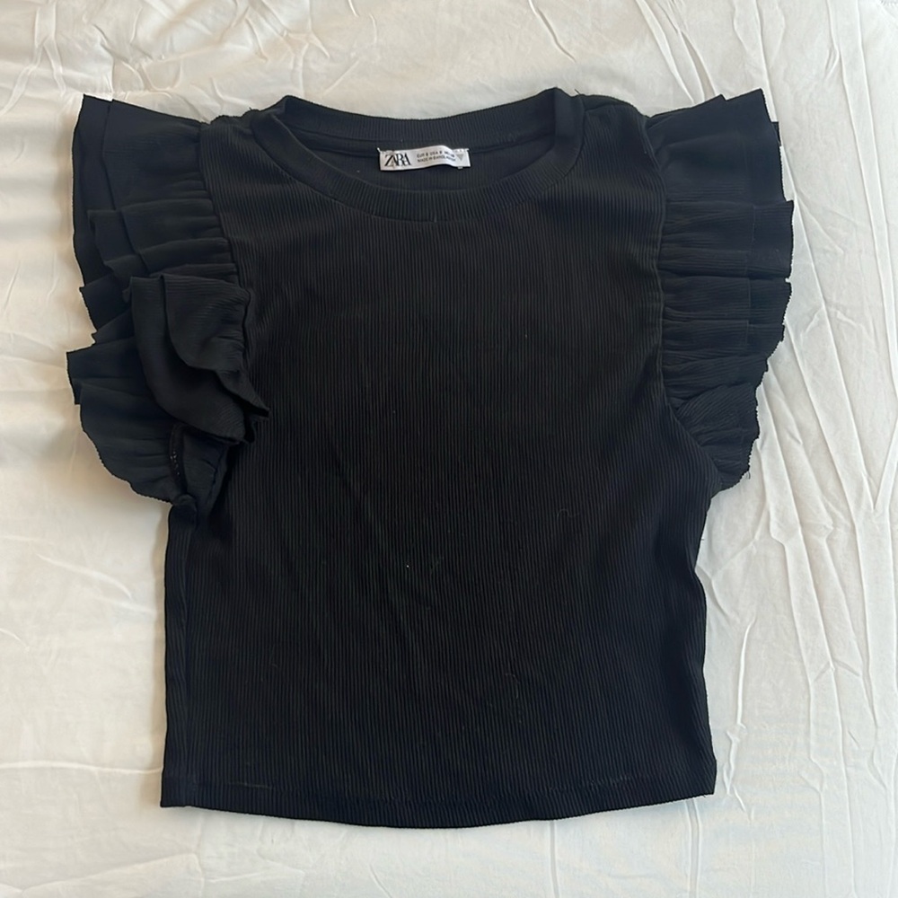 Black zara shirt